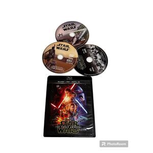 Star Wars: The Force Awakens Blu-ray & DVD Combine‎ Shipping BIDc